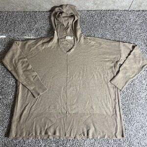 Dreamer by Debut Beige Knit Hoodie Sweater Women's Cozy Pullover Loungewear M/L